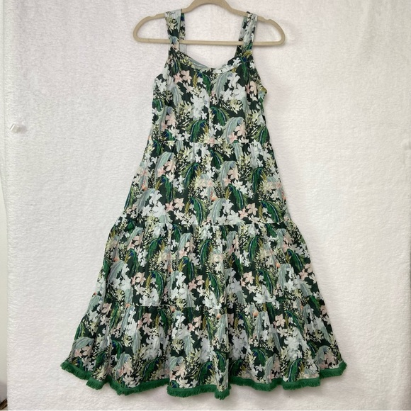 Beau & Ro x Markey | The Palm Beach Sara Midi dress. Missing belt size Small - Picture 3 of 16